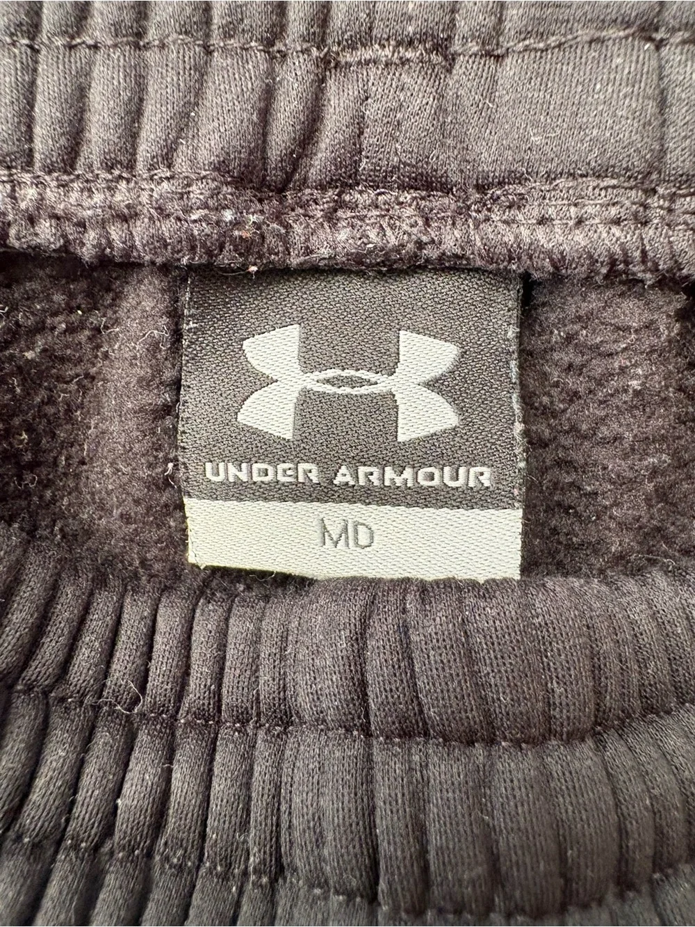 UNDER ARMOR Black Fleece Loose Fit Sweatpants